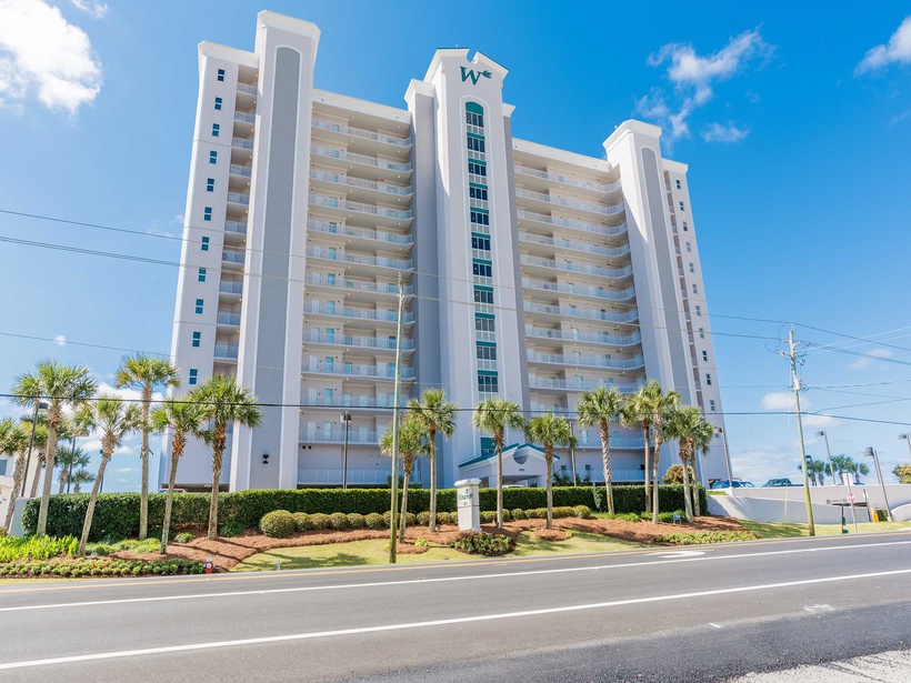 Exterior view of Windemere Condos Restoration in Perdido Key, FL