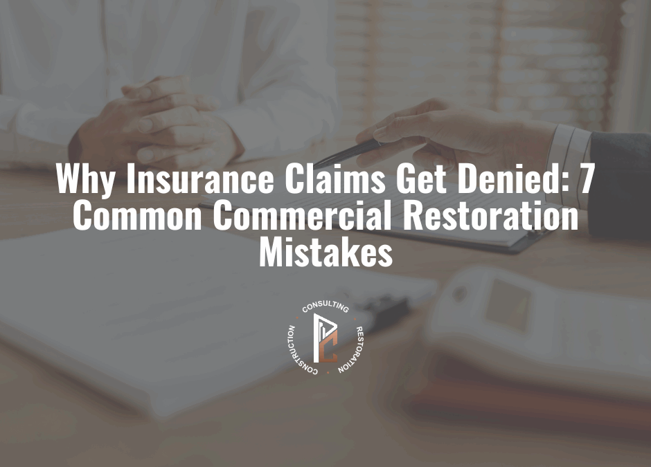 Why Insurance Claims Get Denied: 7 Common Commercial Restoration Mistakes