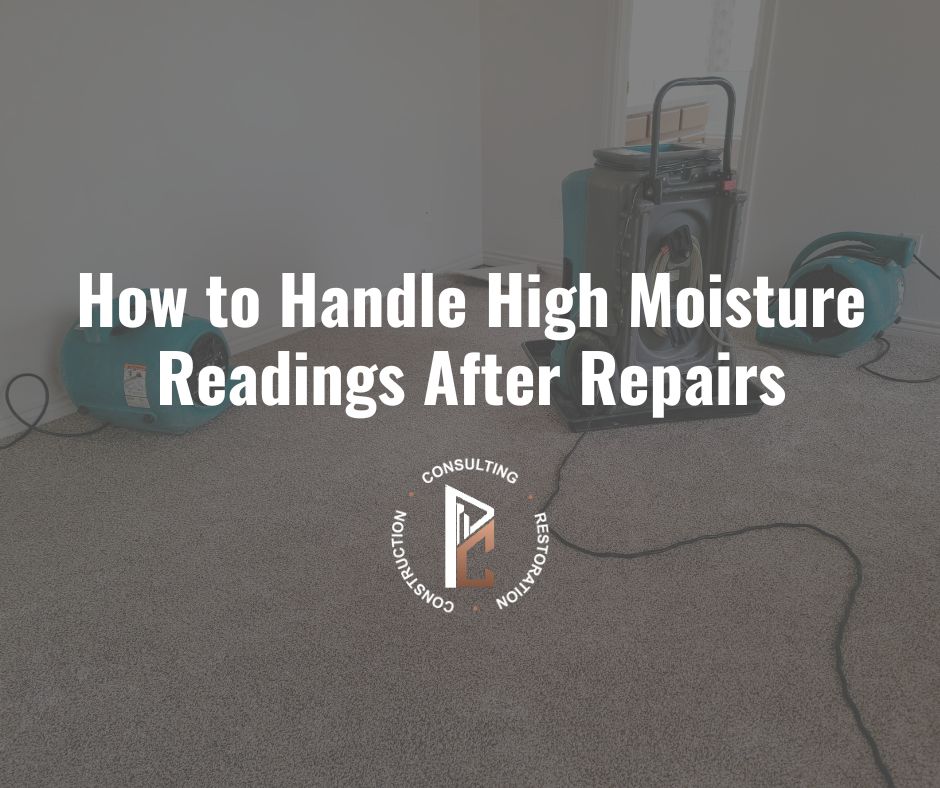 How to Handle High Moisture Readings After Repairs