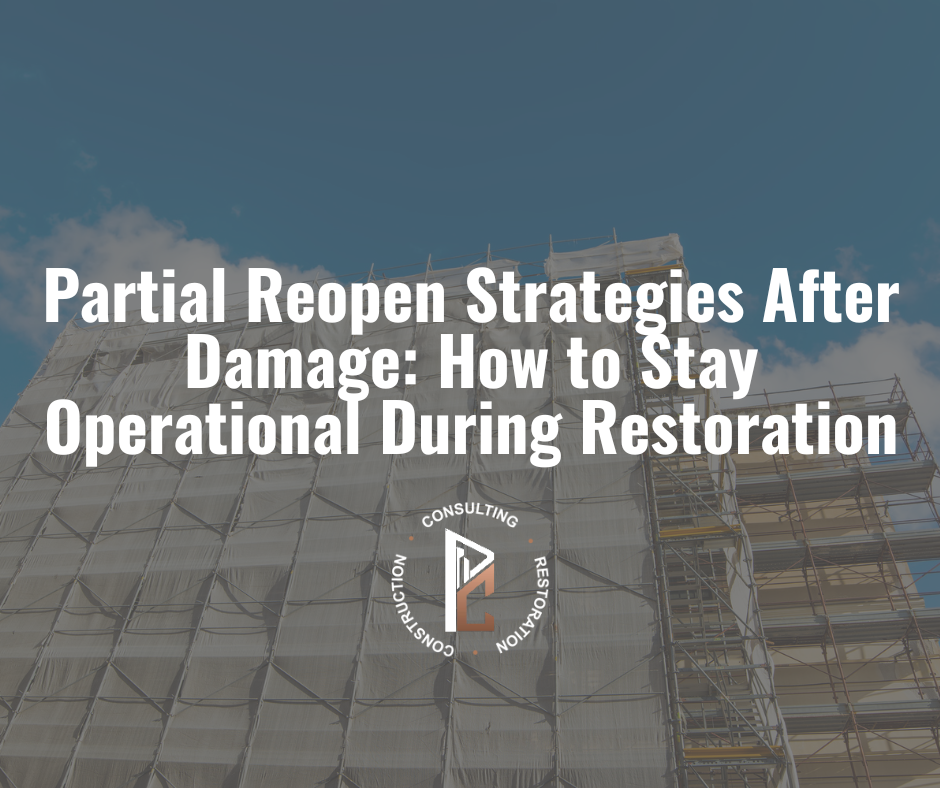 Partial Reopen Strategies After Damage: How to Stay Operational During Restoration